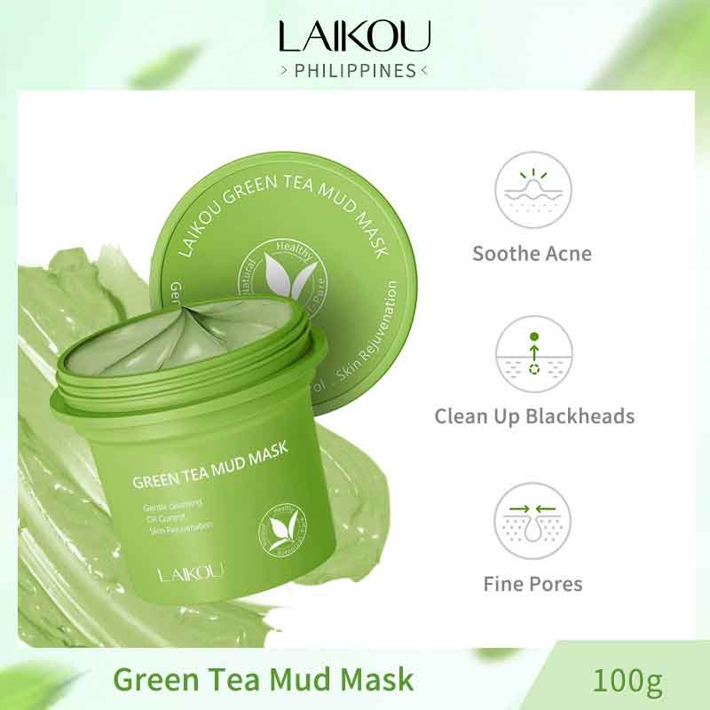 Green Tea Mud Mask Cleansing M - Mud Mask Kaolin 评论和价格